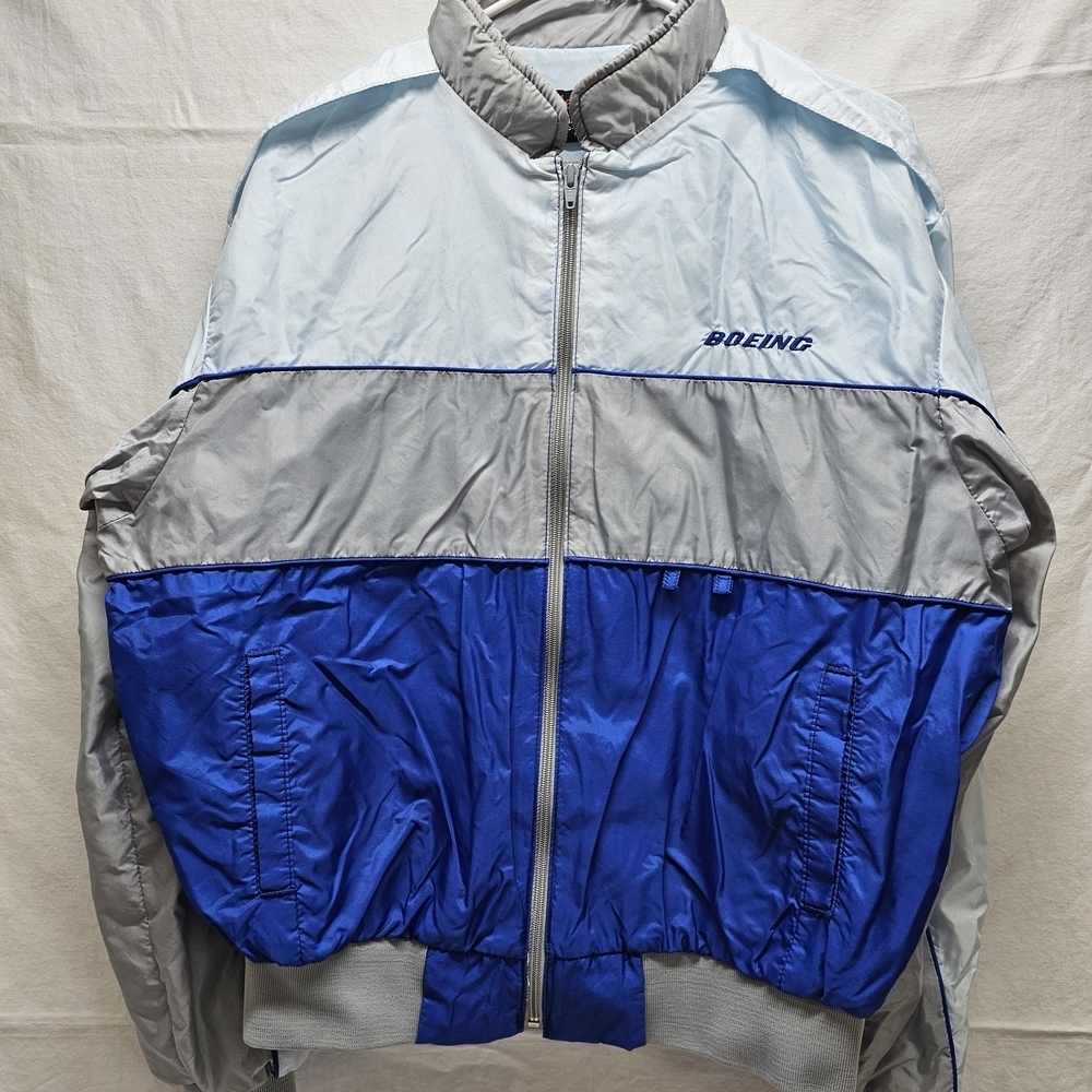 Dunbrooke Blue and Gray Windbreaker